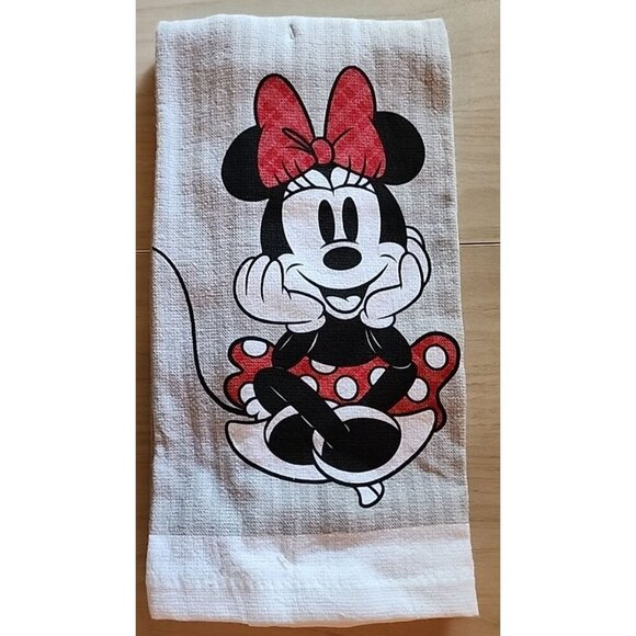 Disney Minnie Mouse 2 Pack Kitchen Towel 16 x 26" 100% Cotton NEW - Picture 1 of 7